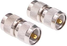 Pl-259 Rfaha 313111778707 Uhf Male To Rf Coax Adapter Double Coaxial Connector Pl-259 Rfaha 313111778707 Uhf Male To Rf Coax Adapter Double Coaxial Connector