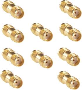 Rfaha 445042438467 10pcs Antenna Adapter Sma Female To Connector Coupler Barre