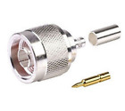 Rfn-1005-3c Rf Industries Ind Male Crimp Connector New Sealed Package