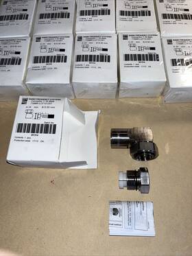 Rfs 716mr-scf12-d01 7-16 Din Male Connector For 1/2 Inch Coaxial Cable Right Angle