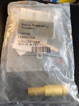 Nf-scf12-003 Rfs S-flc12-50nf N Female Connector For 1/2 Inch Flex Coaxial Cable - Nos