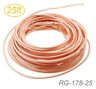 Rg-178-25 Cablesonline Bulk Ohm High Temperature Coax Cable