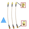 Rg178-smaf-smamh-0.3m-2ps Lsgoodcare Sma Male To Female Fpv Antenna Extension Cable Rf