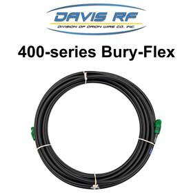 Bfx-60-plso Rig Cables Llc 60-ft Davis Rf Bury-flex 400-series Coax With Amphenol Pl-259 To So-239 Stranded