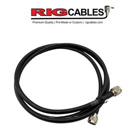 V-rci-400-so-gmngmn-7 Rig Cables Llc 7-ft N-male To 400-series Ultra Low Loss Coax By