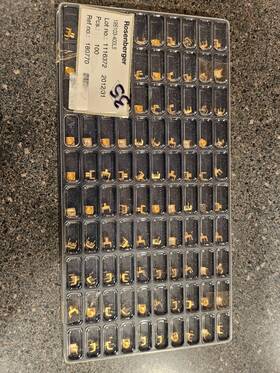 19s103-400l5 Rosenberger New Straight Plug Pcb Rf Connector Qty Of 100 Nos