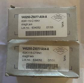 V45250-z5077-a54-a Rosenberger Leoni New Flexline 7/8 Inch S 60k115-c15n1 Strait Jack V45250-z5077-a54-a Rosenberger Leoni New Flexline 7/8 Inch S 60k115-c15n1 Strait Jack