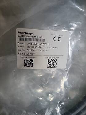 Slj12rpw-60m60m-15ft-00 Rosenberger Lot Of 15 - Slj12rpw-60m60m-8ft-00 Jumper Assembly Cable