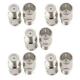 Safercctv 753970779161 Coaxial Cable Connector F Type Push On Quick Coax Connectors Adapter For Rvers S Safercctv 753970779161 Coaxial Cable Connector F Type Push On Quick Coax Connectors Adapter For Rvers S
