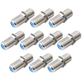 Saisn 088034946849 F81 Coaxial Cable Connector 3ghz F-type Rg6 Extension Adapter Pack Of