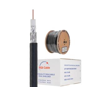 Rgdual5001000 Satmaximum Rg6 Dual Shield Coax 18 Awg Outdoor Copper Clad Steel Conductor Coaxial Cable 3g