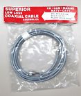 Sca-8-x-12a Superior New Foot Uhf Male To Cable Ohm Cb Ham