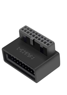 Shanfeilu 739713969914 Usb 3.0 90 Degree Motherboard Adapter 19 Pin/20 Pin Male To Female Extension Shanfeilu 739713969914 Usb 3.0 90 Degree Motherboard Adapter 19 Pin/20 Pin Male To Female Extension