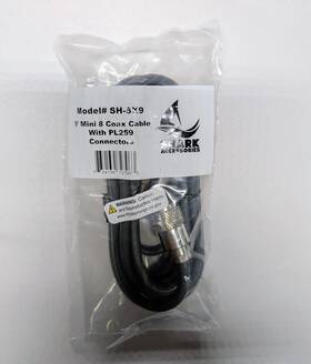 Sh-8x9 Shark - 9 Foot Mini 8 Plug To Coax Assembly Ft Rg8x
