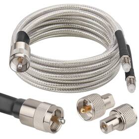 Rg8x Shenzhenshi Maoke Keji Youxiangongsi 313032462488 Dual Cb Antenna Coax Cable 3ft Low Loss Stranded Core With Pl