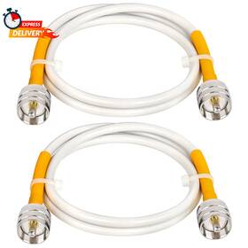 Pl259 Shenzhenshi Maoke Keji Youxiangongsi 313046384356 Rg8x Jumper Cable 3ft 2 Pack Cb Coax 50 Ohm Uhf Male To Low Loss An Pl259 Shenzhenshi Maoke Keji Youxiangongsi 313046384356 Rg8x Jumper Cable 3ft 2 Pack Cb Coax 50 Ohm Uhf Male To Low Loss An