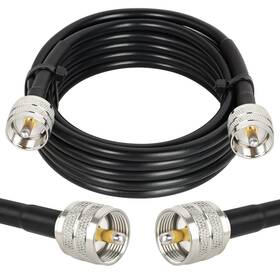 Pl259 Shenzhenshi Maoke Keji Youxiangongsi 313050866879 Cb Coax Cable 12ft Rg8x Coaxial Uhf Male To Low Loss