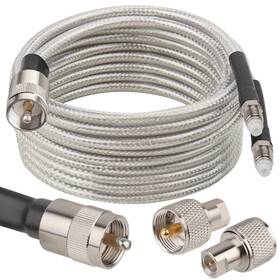 Rg8x Shenzhenshi Maoke Keji Youxiangongsi 726084058637 Dual Cb Antenna Coax Cable 18ft Low Loss Stranded Core
