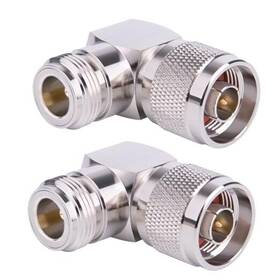 B0dwxczf7k Shenzhenshi Maoke Keji Youxiangongsi Pack N Connector Adapter Right Angle Coax Connectors 90 Degree Male To 10