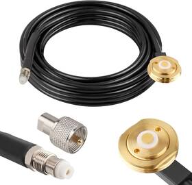 Shenzhenshi Maoke Keji Youxiangongsi Rg58-fme/uhf-j-nmo-j-10ft Mookeerf Nmo Antenna Cable 10ft Low Loss Rg58 Coaxial Cb Extension