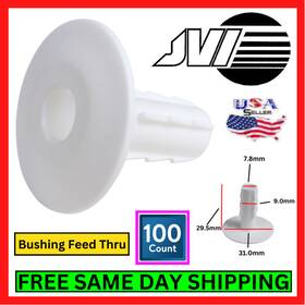 65-ftb6w Skywalker Single Feed-through Bushings For Cable Drywall Installs 100 Pack White Jayco Set