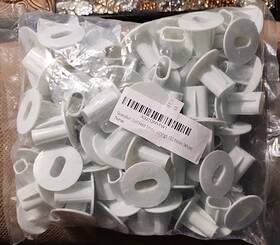 Sky32902w Skywalker Dual Feed-through Bushings For Cable Installs White 100 Pack New