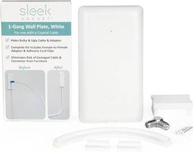 Sleek Socket 850035066522 Internet Coaxial Cable Concealer With Adhesive Management Kit Sleek Socket 850035066522 Internet Coaxial Cable Concealer With Adhesive Management Kit