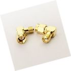 Smaj-smakw Sma Male To Female Right Angle Rf Adapter Goldplated Usa