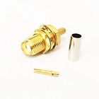 Smakyc3 Sma Female Jack Rf Coax Connector With Nut 786641277628 Smakyc3 Sma Female Jack Rf Coax Connector With Nut 786641277628