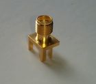 Gold-25 Solder Qty Sma St Rcp Edge Launch Jack Mount 0hz 50ohm 18ghz Assy