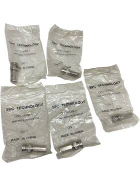 Cpfi-ug88-1 Spc Technology Bnc Male Plug Rg-58 Lot Of 5 Sale Cpfi-ug88-1 Spc Technology Bnc Male Plug Rg-58 Lot Of 5 Sale