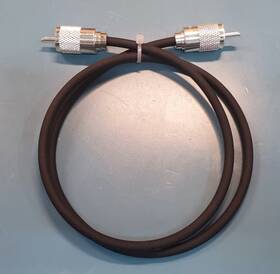 3ft-rfc240uf-st-plpl Specialty Radio 3 Feet Of Rfc240uf Ultra Flex Jumper Coax Cable Silver Teflon Pl259 Male