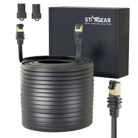 Stargear Sg-spx-spx-v3-flat-bk-46m 150ft Starlink Gen 3/mini Cable Flat Hidden Power Ethenet