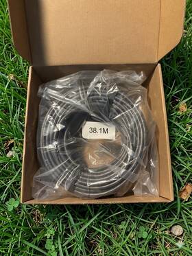Starlink Yd077 Gen3 Coaxial Cable 38.1m 125ft Black For