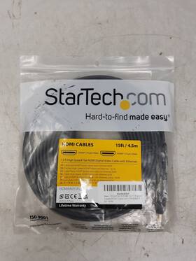 Startech.com Hdmmimm15fl Startech.com 15ft Flat High Speed Hdmi Cable With Ethernet