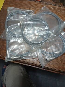 205-706gy Steren 5 Lot Amphenol 3 Ft Gray Rg-8x Mini 8 Coax Pl-259 Ham Radio Antenna Jumper Cable