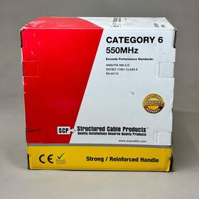 Tia-568.2-d Structured Cable Cat6-bl-etl 550 Mhz 23awg Solid Ansi/tia-568.2-d 1000 Ft Blue Tia-568.2-d Structured Cable Cat6-bl-etl 550 Mhz 23awg Solid Ansi/tia-568.2-d 1000 Ft Blue