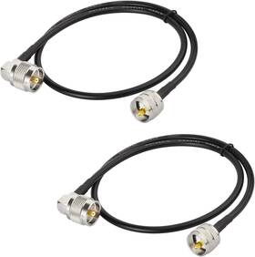 Pl-259 Superbat 445015864897 Jumper Cable Uhf Pl259 Male To Low Loss Digital Rg58 Coax