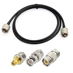 Pl259 Superbat 690770155484 Cable Cb Coax Uhf Rg58 Coaxial 3ft 3pcs Sma/bnc/pl259/so23