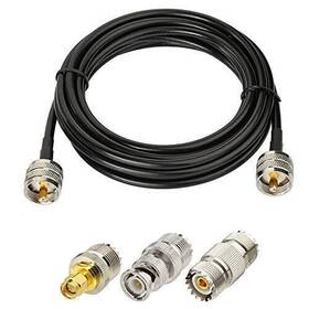 Pl259 Superbat 690770155491 Cable Uhf Rf Coaxial Coax 6.56ft 3pcs Adapter Kit S Pl259 Superbat 690770155491 Cable Uhf Rf Coaxial Coax 6.56ft 3pcs Adapter Kit S