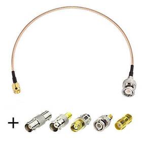 Superbat 690770155842 Sma Male To Bnc Cable 12inches 5pcs Rf Coax Adapter Kit Cab Superbat 690770155842 Sma Male To Bnc Cable 12inches 5pcs Rf Coax Adapter Kit Cab