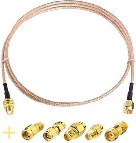 Superbat 690770155903 Sma Male To Female Rf Coaxial Coax Cable 6inches 5pcs Adapter K