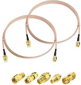 Superbat 690770155941 Sma Male To Female Rf Coaxial Coax Cable 6inches 5pcs Adapter K