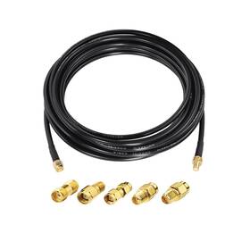 Rg58 Superbat 690770155989 Sma Male To Female Bulkhead Rf Coaxial Cable 15ft Coax 5pcs Rg58 Superbat 690770155989 Sma Male To Female Bulkhead Rf Coaxial Cable 15ft Coax 5pcs