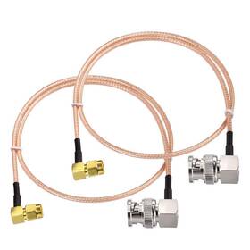 Superbat 690770174577 Sma To Bnc Cable Pigtail Male 90-degree Adapter Right Angle U