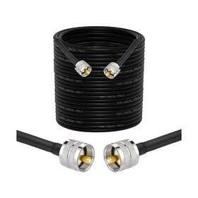 Gp-ca-uh-75 Superbat Cb Coax Cable Rg8x Coaxial 50ft Uhf Pl259 Male To Low Lo Gp-ca-uh-75 Superbat Cb Coax Cable Rg8x Coaxial 50ft Uhf Pl259 Male To Low Lo