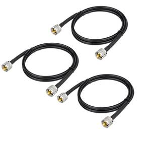 Superbat Us0440acsp Rg8x Jumper Cable 3ft Cb Coax Pl259 Uhf Connector Low Loss 50