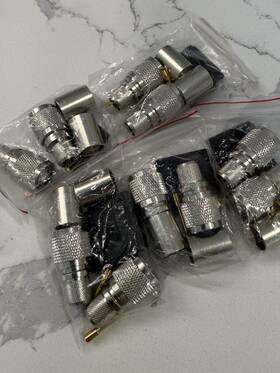 Sc-cn-09-tnc Sure Call Tnc Male Plug Crimp Coaxial Connector For Sc400 Lmr 400 10 Pcs
