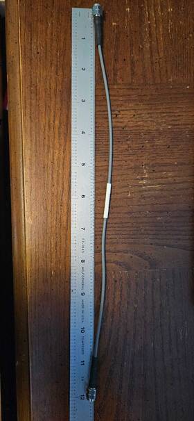 400-0424-02 Swift Bridge Microwave Cable Assembly Dc-50 Ghz With 2.4mm Connectors