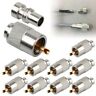Tai111937fjnkr9658 Unbranded Solder Connector Plug With Reducer For Coaxial 738612822672 Tai111937fjnkr9658 Unbranded Solder Connector Plug With Reducer For Coaxial 738612822672